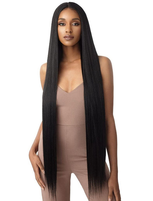 36 Inch Yaki Straight Lace Front Wig – Glueless & Heat Resistant